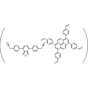 2,2'-(Benzo[c][1,2,5]thiadiazole-4,7-diylbis(4,1-phenylene))diacetonitrile, polymer with 4,4',4'',4'''-(pyrene-1,3,6,8-tetrayl)tetrabenzaldehyde|CS-1367065