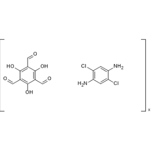 1,3,5-Benzenetricarboxaldehyde, 2,4,6-trihydroxy-, polymer with 2,5-dichloro-1,4-benzenediamine|CS-1367070