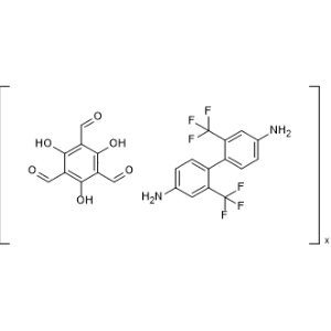 1,3,5-Benzenetricarboxaldehyde, 2,4,6-trihydroxy-, polymer with 2,2′-bis(trifluoromethyl)[1,1′-biphenyl]-4,4′-diamine|CS-1367074