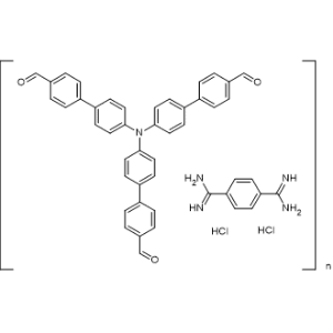 Terephthalimidamide compound with 4',4''',4'''''-nitrilotris(([1,1'-biphenyl]-4-carbaldehyde)) (1:1) (dihydrochloride) polymer|CS-1367083