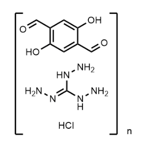 Hydrazinecarbohydrazonhydrazide compound with 2,5-dihydroxyterephthalaldehyde (1:1) (hydrochloride) polymer|CS-1367094