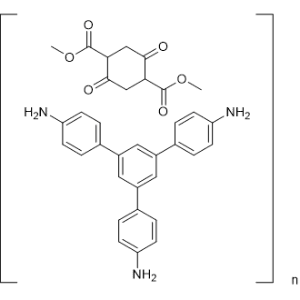 Dimethyl 2,5-dioxocyclohexane-1,4-dicarboxylate compound with 5'-(4-aminophenyl)-[1,1':3',1''-terphenyl]-4,4''-diamine (1:1) polymer|CS-1367096