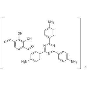 2,3-Dihydroxyterephthalaldehyde compound with 4,4',4''-(1,3,5-triazine-2,4,6-triyl)trianiline (1:1) polymer|CS-1367105