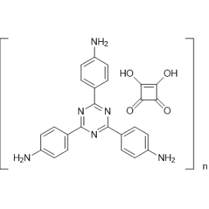 3,4-Dihydroxycyclobut-3-ene-1,2-dione compound with 4,4',4''-(1,3,5-triazine-2,4,6-triyl)trianiline (1:1) polymer|CS-1367107