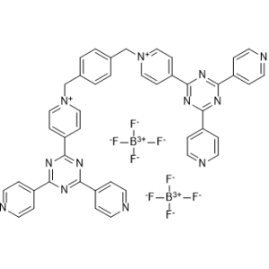 Mono(1,1'-(1,4-phenylenebis(methylene))bis(4-(4,6-di(pyridin-4-yl)-1,3,5-triazin-2-yl)pyridin-1-ium)) mono(tetrafluoroborate)|CS-1367114