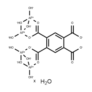 Aluminum, [μ4-[1,2,4,5-benzenetetracarboxylato(4-)-κO1:κO2:κO′1:κO′2]]tetra-μ-hydroxytetrahydroxytetra-, hydrate 1:?|CS-1367117