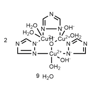 Copper, tetraaqua-μ3-hydroxydihydroxytris[μ-(1H-1,2,4-triazolato-κN1:κN2)]tri-, hydrate 2:9|CS-1367122