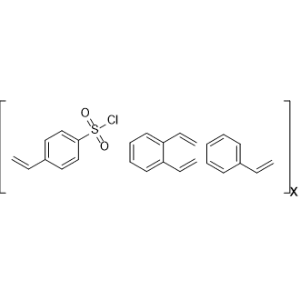 Benzenesulfonyl chloride, 4-ethenyl-, polymer with diethenylbenzene and ethenylbenzene|CS-1367126
