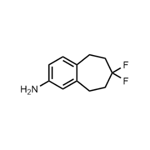 7,7-Difluoro-6,7,8,9-tetrahydro-5H-benzo[7]annulen-2-amine|CS-1367144