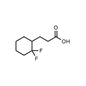3-(2,2-Difluorocyclohexyl)propanoic acid|CS-1367146