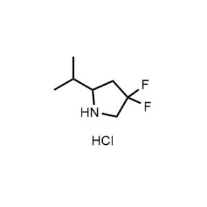 4,4-Difluoro-2-isopropylpyrrolidine hydrochloride|CS-1367158