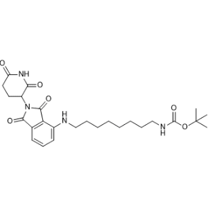 tert-Butyl (8-((2-(2,6-dioxopiperidin-3-yl)-1,3-dioxoisoindolin-4-yl)amino)octyl)carbamate|CS-1367283