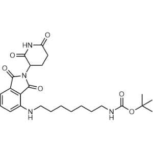 tert-Butyl (7-((2-(2,6-dioxopiperidin-3-yl)-1,3-dioxoisoindolin-4-yl)amino)heptyl)carbamate|CS-1367287