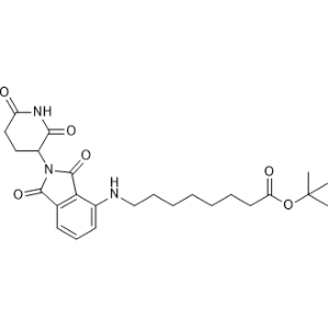 tert-Butyl 8-((2-(2,6-dioxopiperidin-3-yl)-1,3-dioxoisoindolin-4-yl)amino)octanoate|CS-1367288