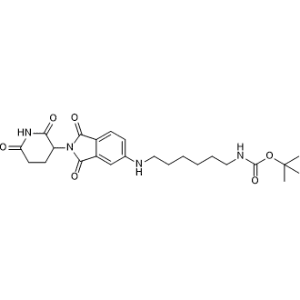 tert-Butyl (6-((2-(2,6-dioxopiperidin-3-yl)-1,3-dioxoisoindolin-5-yl)amino)hexyl)carbamate|CS-1367291