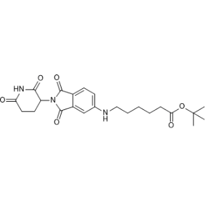 tert-Butyl 6-((2-(2,6-dioxopiperidin-3-yl)-1,3-dioxoisoindolin-5-yl)amino)hexanoate|CS-1367292