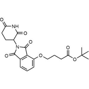 tert-Butyl 4-((2-(2,6-dioxopiperidin-3-yl)-1,3-dioxoisoindolin-4-yl)oxy)butanoate|CS-1367298