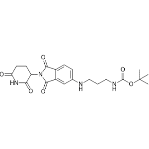 tert-Butyl (3-((2-(2,6-dioxopiperidin-3-yl)-1,3-dioxoisoindolin-5-yl)amino)propyl)carbamate|CS-1367304