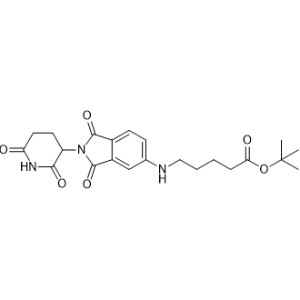 tert-Butyl 5-((2-(2,6-dioxopiperidin-3-yl)-1,3-dioxoisoindolin-5-yl)amino)pentanoate|CS-1367306