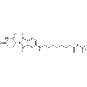 tert-Butyl 8-((2-(2,6-dioxopiperidin-3-yl)-1,3-dioxoisoindolin-5-yl)amino)octanoate|CS-1367309