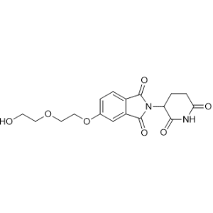 2-(2,6-Dioxopiperidin-3-yl)-5-(2-(2-hydroxyethoxy)ethoxy)isoindoline-1,3-dione|CS-1367318