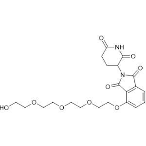 2-(2,6-Dioxopiperidin-3-yl)-4-(2-(2-(2-(2-hydroxyethoxy)ethoxy)ethoxy)ethoxy)isoindoline-1,3-dione|CS-1367320
