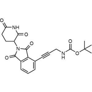 tert-Butyl (3-(2-(2,6-dioxopiperidin-3-yl)-1,3-dioxoisoindolin-4-yl)prop-2-yn-1-yl)carbamate|CS-1367322
