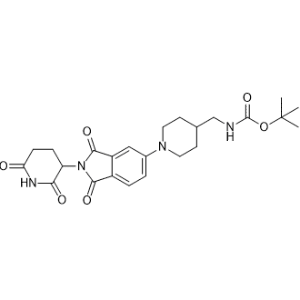 tert-Butyl ((1-(2-(2,6-dioxopiperidin-3-yl)-1,3-dioxoisoindolin-5-yl)piperidin-4-yl)methyl)carbamate|CS-1367323