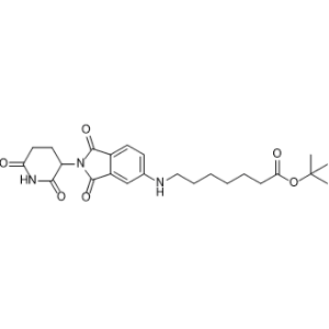 tert-Butyl 7-((2-(2,6-dioxopiperidin-3-yl)-1,3-dioxoisoindolin-5-yl)amino)heptanoate|CS-1367325
