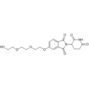 2-(2,6-Dioxopiperidin-3-yl)-5-(2-(2-(2-hydroxyethoxy)ethoxy)ethoxy)isoindoline-1,3-dione|CS-1367329