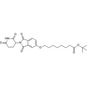 tert-Butyl 8-((2-(2,6-dioxopiperidin-3-yl)-1,3-dioxoisoindolin-5-yl)oxy)octanoate|CS-1367330