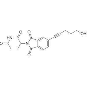 2-(2,6-Dioxopiperidin-3-yl)-5-(5-hydroxypent-1-yn-1-yl)isoindoline-1,3-dione|CS-1367332