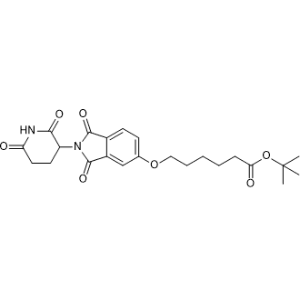 tert-Butyl 6-((2-(2,6-dioxopiperidin-3-yl)-1,3-dioxoisoindolin-5-yl)oxy)hexanoate|CS-1367333