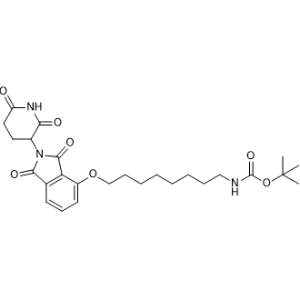 tert-Butyl (8-((2-(2,6-dioxopiperidin-3-yl)-1,3-dioxoisoindolin-4-yl)oxy)octyl)carbamate|CS-1367336
