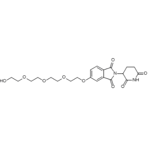 2-(2,6-Dioxopiperidin-3-yl)-5-(2-(2-(2-(2-hydroxyethoxy)ethoxy)ethoxy)ethoxy)isoindoline-1,3-dione|CS-1367338