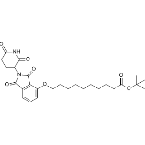 tert-Butyl 10-((2-(2,6-dioxopiperidin-3-yl)-1,3-dioxoisoindolin-4-yl)oxy)decanoate|CS-1367341