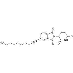 2-(2,6-Dioxopiperidin-3-yl)-5-(9-hydroxynon-1-yn-1-yl)isoindoline-1,3-dione|CS-1367342