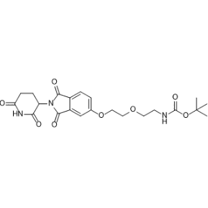 tert-Butyl (2-(2-((2-(2,6-dioxopiperidin-3-yl)-1,3-dioxoisoindolin-5-yl)oxy)ethoxy)ethyl)carbamate|CS-1367344