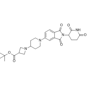 tert-Butyl 1-(1-(2-(2,6-dioxopiperidin-3-yl)-1,3-dioxoisoindolin-5-yl)piperidin-4-yl)azetidine-3-carboxylate|CS-1367350