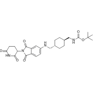 tert-Butyl (((1R,4R)-4-(((2-(2,6-dioxopiperidin-3-yl)-1,3-dioxoisoindolin-5-yl)amino)methyl)cyclohexyl)methyl)carbamate|CS-1367358
