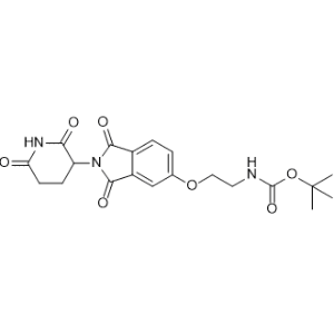 tert-Butyl (2-((2-(2,6-dioxopiperidin-3-yl)-1,3-dioxoisoindolin-5-yl)oxy)ethyl)carbamate|CS-1367359