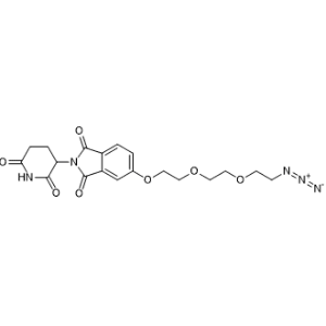 5-(2-(2-(2-Azidoethoxy)ethoxy)ethoxy)-2-(2,6-dioxopiperidin-3-yl)isoindoline-1,3-dione|CS-1367360