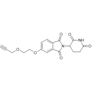 2-(2,6-Dioxopiperidin-3-yl)-5-(2-(prop-2-yn-1-yloxy)ethoxy)isoindoline-1,3-dione|CS-1367369
