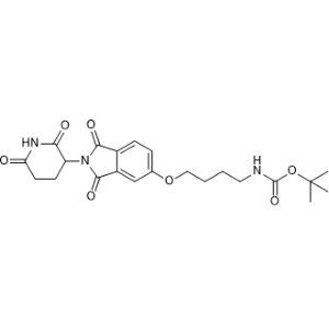 tert-Butyl (4-((2-(2,6-dioxopiperidin-3-yl)-1,3-dioxoisoindolin-5-yl)oxy)butyl)carbamate|CS-1367370