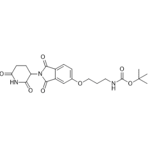 tert-Butyl (3-((2-(2,6-dioxopiperidin-3-yl)-1,3-dioxoisoindolin-5-yl)oxy)propyl)carbamate|CS-1367371