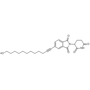 2-(2,6-Dioxopiperidin-3-yl)-5-(12-hydroxydodec-1-yn-1-yl)isoindoline-1,3-dione|CS-1367372