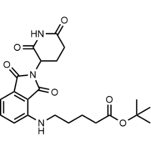 tert-Butyl 5-((2-(2,6-dioxopiperidin-3-yl)-1,3-dioxoisoindolin-4-yl)amino)pentanoate|CS-1367389