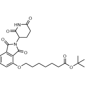 tert-Butyl 7-((2-(2,6-dioxopiperidin-3-yl)-1,3-dioxoisoindolin-4-yl)oxy)heptanoate|CS-1367410