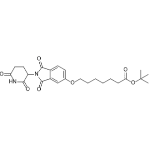 tert-Butyl 7-((2-(2,6-dioxopiperidin-3-yl)-1,3-dioxoisoindolin-5-yl)oxy)heptanoate|CS-1367437