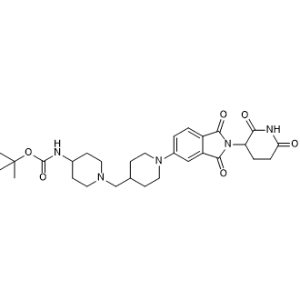 tert-Butyl (1-((1-(2-(2,6-dioxopiperidin-3-yl)-1,3-dioxoisoindolin-5-yl)piperidin-4-yl)methyl)piperidin-4-yl)carbamate|CS-1367440